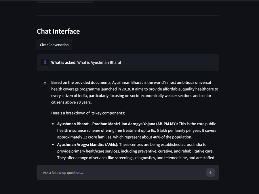 RAG Policy Assistant Preview