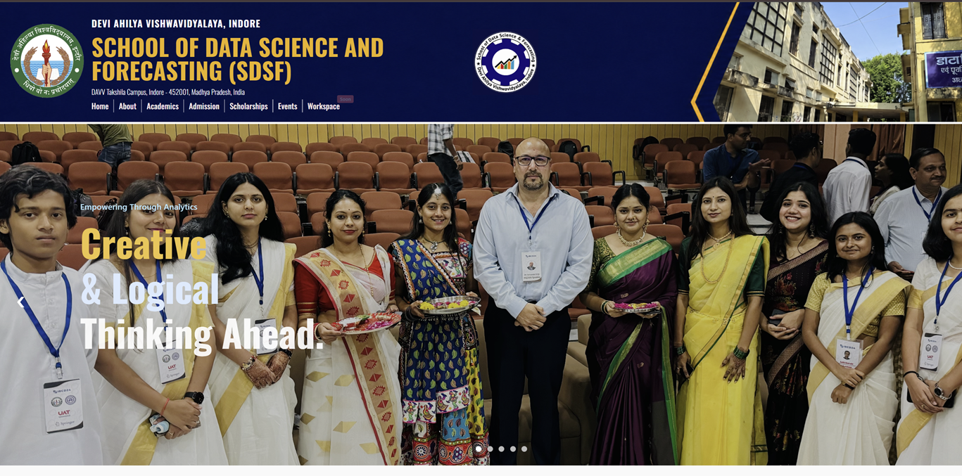 Official SDSF Website Preview
